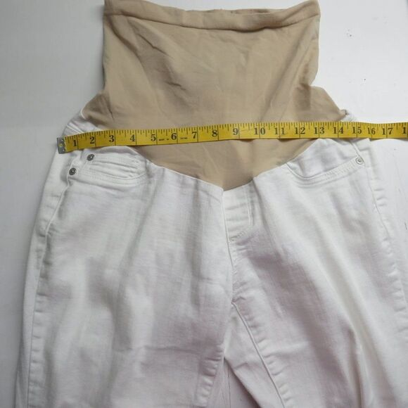 led Luxe Essentials Straight Maternity Jeans Women's Size 30 Wash Denim - Picture 10 of 10